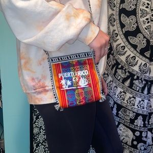 puerto rico multicolor shoulder bag